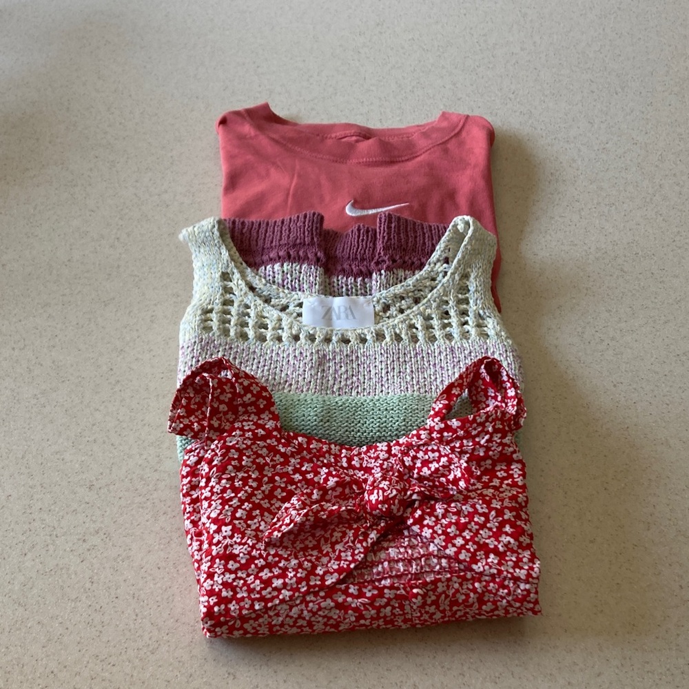Zara & Nike 3 Piece Bundle Girls Sizes 11-12, 13-14